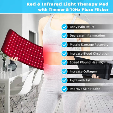 Infrared Light Therapy Pad Belt For Pain Relief