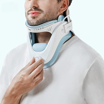 Neck Support Brace for Pain Relief – Cervical Traction Device for Spondylosis, Posture & Sleeping – Comfortable & Adjustable Neck Collar